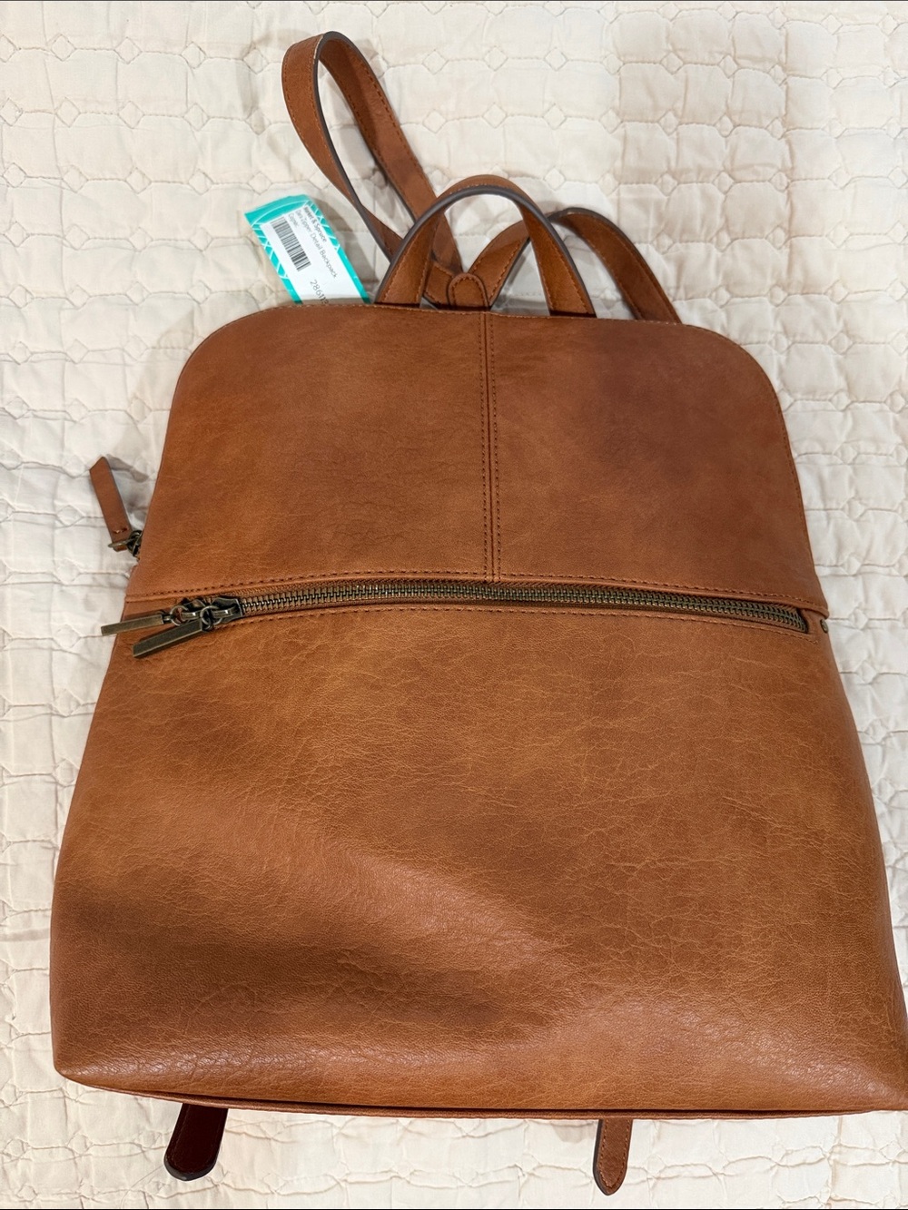Tan Leather Backpack - NWT Stitchfix